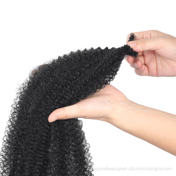 Factory Price long Soft Pre Separated Afro Spring Twist Crochet Braid Hair For Butterfly Locs